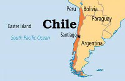 Bản đồ đất nước Chile (Chile Map) Khổ lớn, Phóng to 2024