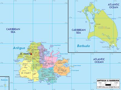 Bản đồ nước Antigua và Barbuda Khổ lớn, Phóng to 2024