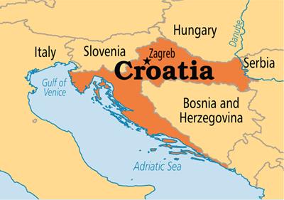 Bản đồ đất nước Croatia (Croatia Map) Khổ lớn, Phóng to 2024