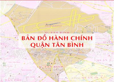 Bản đồ Hành chính Quận Tân Bình (TPHCM) Khổ lớn, Phóng to 2024