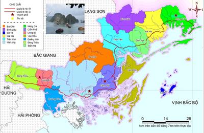 Bản Đồ Hành chính Tỉnh Quảng Ninh Khổ lớn, Phóng to 2024