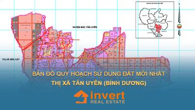 Bản đồ Kế hoạch sử dụng đất thị xã Bến Cát Khổ lớn, Phóng to 2024