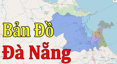 Bản đồ hành chính Thành phố Đà Nẵng Khổ lớn, Phóng to 2024