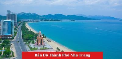 Bản đồ du lịch Thành phố Nha Trang Khổ lớn, Phóng to (2024)