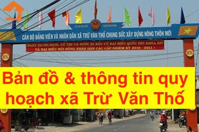 Bản đồ & thông tin quy hoạch xã Trừ Văn Thố tại huyện Bàu Bàng