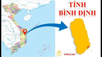 Bản đồ hành chính tỉnh Bình Định khổ lớn, Phóng to 2024