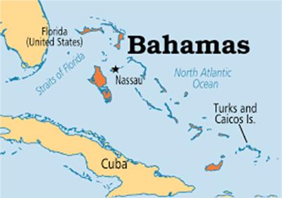 Bản đồ đất nước The Bahamas (The Bahamas Map) Khổ lớn, Phóng to 2024