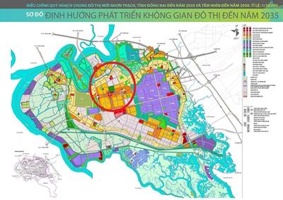 Đồng Nai quy hoạch phân khu 1 thuộc đô thị mới Nhơn Trạch hơn 2.500 ha