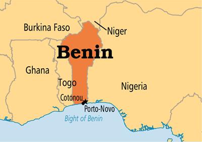 Bản đồ đất nước Benin (Benin Map) Khổ lớn, Phóng to 2024