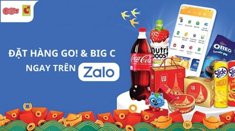 Hướng dẫn cách đặt hàng GO (Big C) online trên Zalo
