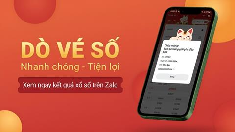 Hướng dẫn cách dò vé số trên Zalo cực nhanh & chính xác