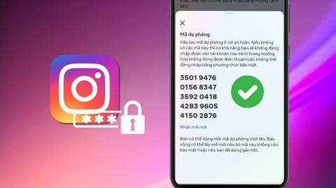 Hướng dẫn cách lấy mã dự phòng Instagram khi bảo mật 2 lớp cực đơn giản