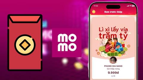 Cách lì xì trên MoMo, mừng tuổi cho ba mẹ, bạn bè & người thân