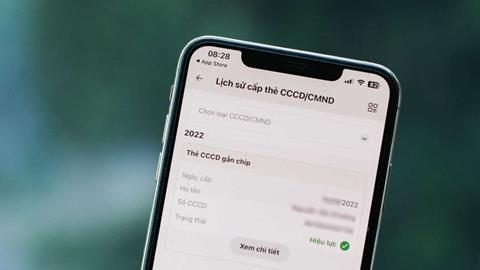 Hướng dẫn cách xem lịch sử cấp thẻ CCCD/CMND trên VNeID