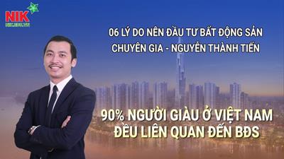 6 lý do nên đầu tư nhà đất hoặc hiểu về bất động sản ngay