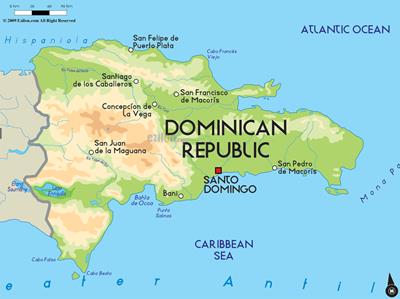 Bản đồ đất nước Dominica (Dominica Map) Khổ lớn, Phóng to 2024