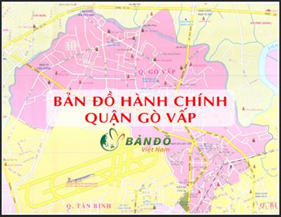 Bản đồ Hành chính Quận Gò Vấp (TPHCM) Khổ lớn, Phóng to 2024