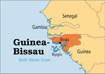 Bản đồ đất nước Guiné-Bissau (Guinea-Bissau Map) phóng to năm 2023