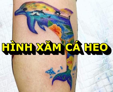 159+ Hình xăm cá Heo đẹp & Ý nghĩa Hay 2024