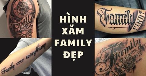 299+ Mẫu hình xăm chữ Family ở ngực đẹp cho nam 2023