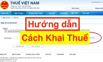 Hướng dẫn cách Khai thuế trong Thuế Điện tử chi tiết từng bước (Mới 2024)