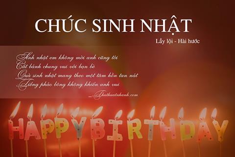 Những lời chúc sinh nhật hay, độc đáo và ý nghĩa