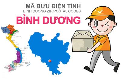 Mã ZIP Bình Dương - Bảng mã bưu điện/bưu chính Bình Dương 2024