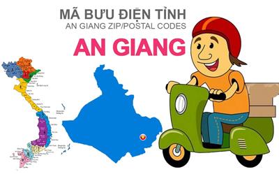 Mã ZIP An Giang - Bảng mã bưu điện/bưu chính An Giang 2024