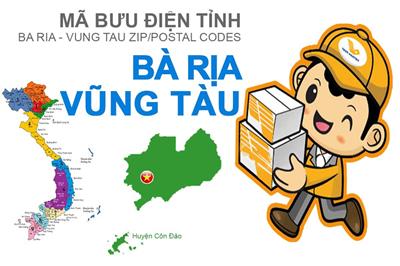 Mã ZIP Bà Rịa - Vũng Tàu - Bảng mã bưu điện/bưu chính Bà Rịa - Vũng Tàu năm 2023