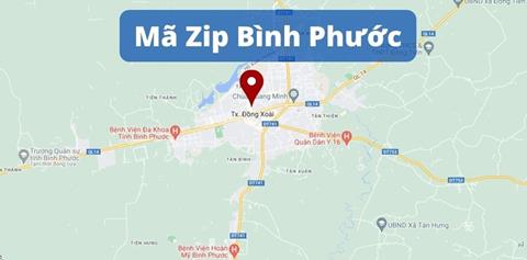 Mã ZIP Bình Phước - Bảng mã bưu điện/bưu chính Bình Phước 2023