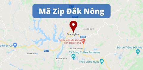Mã ZIP Đắk Nông - Bảng mã bưu điện/bưu chính Đắk Nông 2023