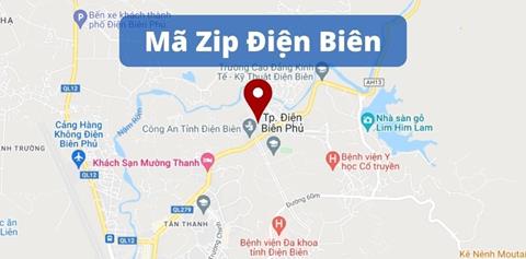 Mã ZIP Điện Biên - Bảng mã bưu điện/bưu chính Điện Biên 2022