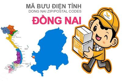Mã ZIP Đồng Nai - Bảng mã bưu điện/bưu chính Đồng Nai năm 2023