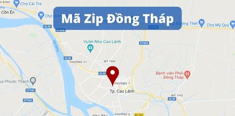 Mã ZIP Đồng Tháp - Bảng mã bưu điện/bưu chính Đồng Tháp 2022
