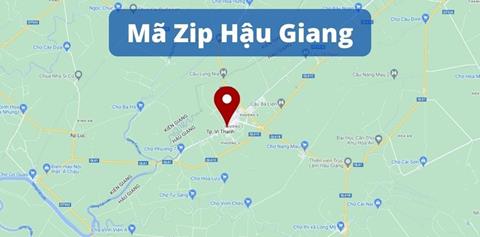 Mã ZIP Hậu Giang - Bảng mã bưu điện/bưu chính Hậu Giang 2023