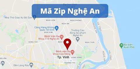 Mã ZIP Nghệ An - Bảng mã bưu điện/bưu chính tỉnh Nghệ An (2024)