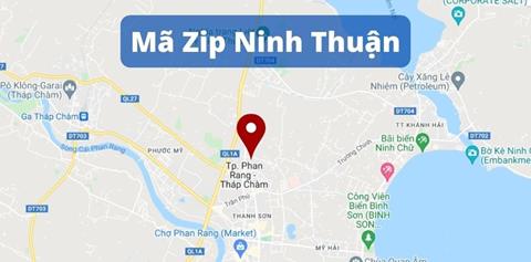Mã ZIP Ninh Thuận - Bảng mã bưu điện/bưu chính Ninh Thuận 2022