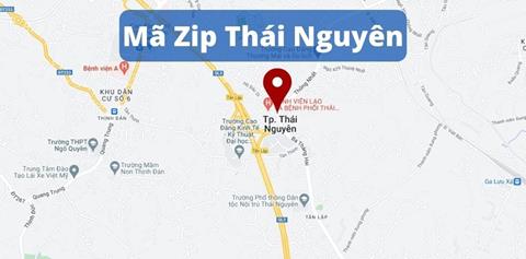 Mã ZIP Thái Nguyên - Bảng mã bưu điện/bưu chính Thái Nguyên (2024)