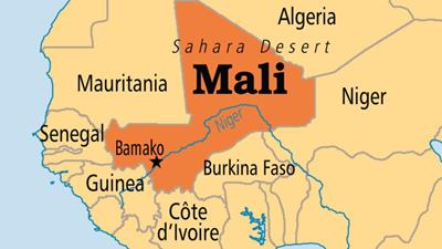 Bản đồ hành chính đất nước Mali (Mali Map) phóng to năm 2022