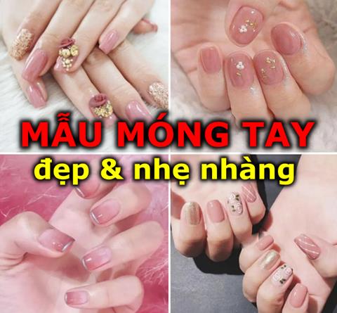 1001+ Mẫu móng tay đẹp nhẹ nhàng, tôn da cho nàng chơi Tết 2024