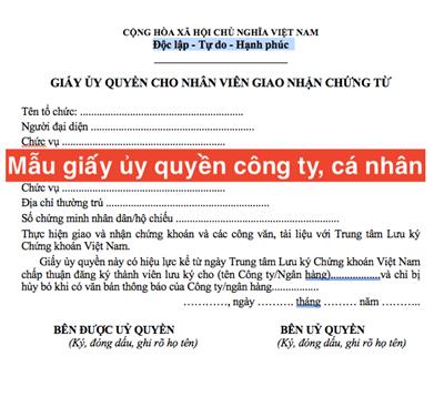 Tải Mẫu giấy ủy quyền công ty, cá nhân thông dụng (Mới 2024)