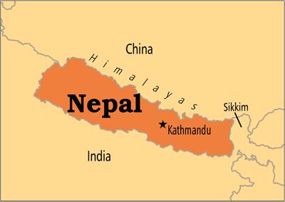 Bản đồ hành chính đất nước Nepal (Nepal Map) phóng to năm 2022