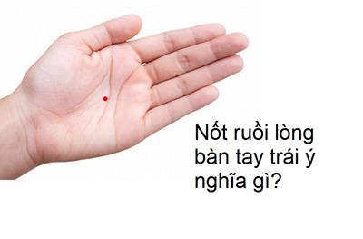 Xem tướng Nốt ruồi son trong lòng bàn tay phải, trái của nam, nữ chính xác