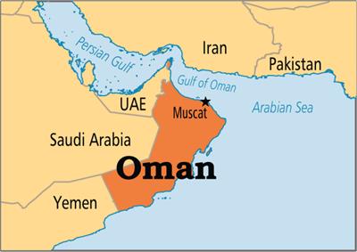 Bản đồ đất nước Oman (Oman Map) Khổ lớn, Phóng to 2024