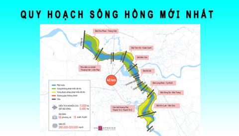 Thông tin bản đồ quy hoạch sông Hồng mới nhất 2022