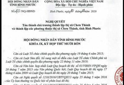 Bất động sản Chơn Thành "hưởng lợi" khi Chơn Thành chính thức lên thị xã