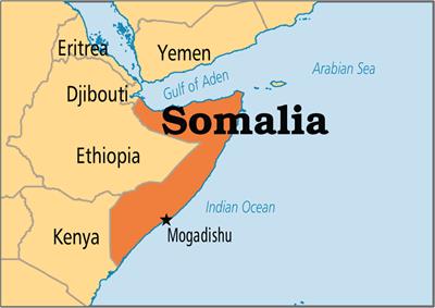 Bản đồ hành chính đất nước Somalia (Somalia Map) phóng to năm 2023