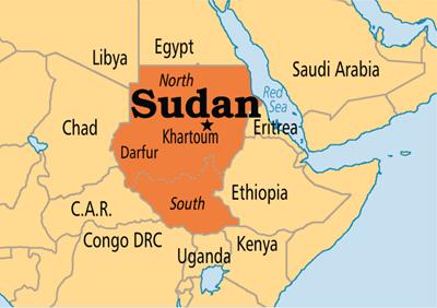 Bản đồ hành chính đất nước Nam Sudan (South Sudan Map) phóng to năm 2023