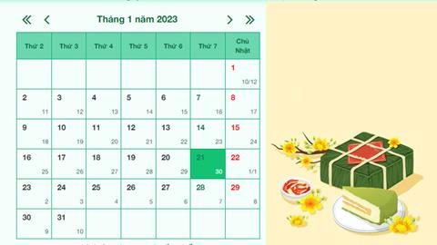 Trả lời: Tháng 1 âm lịch năm 2023 là ngày nào?