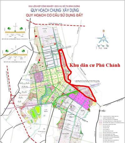 Bình Dương: Phê duyệt nhiệm vụ quy hoạch Khu TDC Phú Chánh